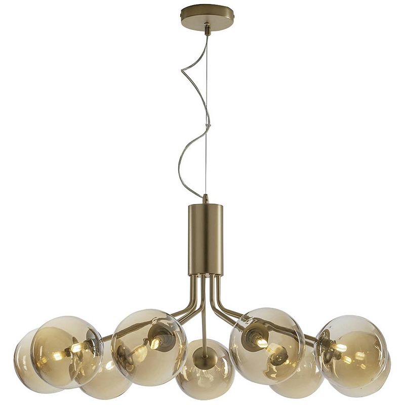 Foto van Eco-light pendelleuchte 9120-s9 go hanglamp g9 champagne