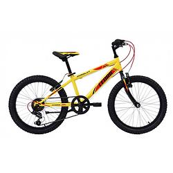 Foto van Marlin hardtail mountainbike cedric 20 inch 24 cm jongens 6v v-brakes geel