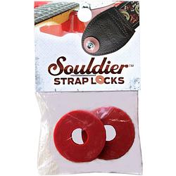 Foto van Souldier rubber strap locks red 2-pack