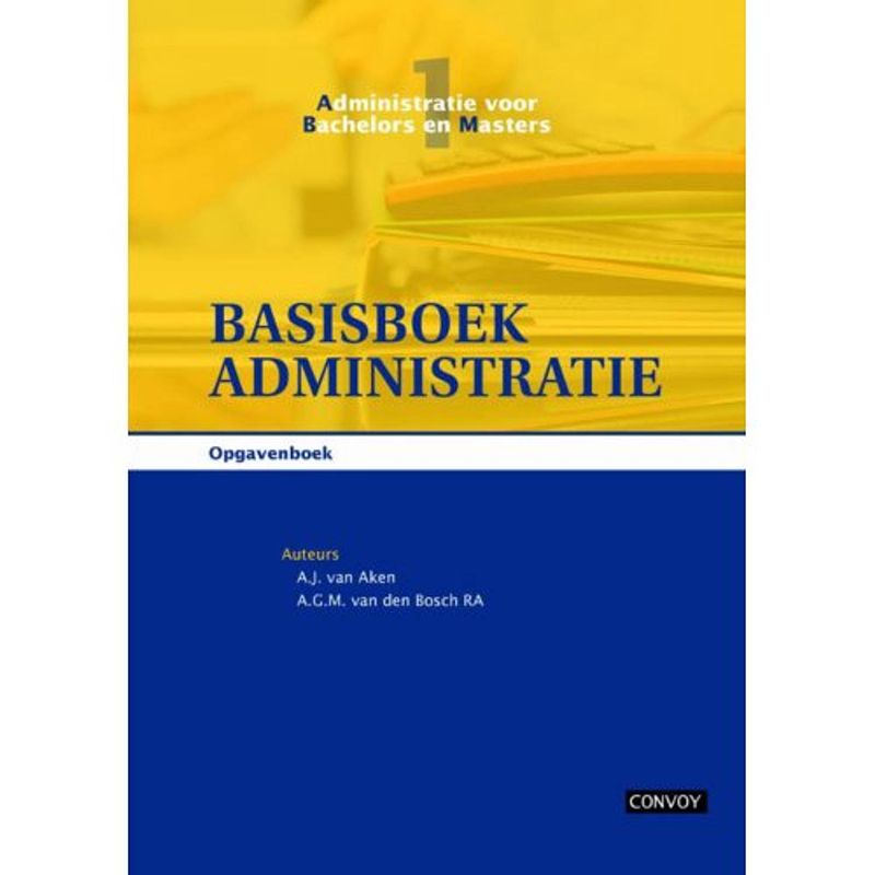 Foto van Basisboek administratie / opgavenboek -