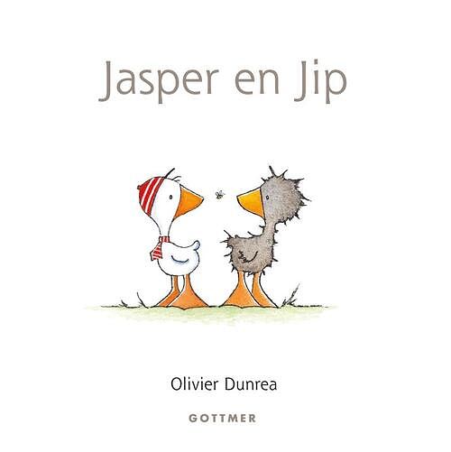 Foto van Jasper en jip - olivier dunrea - kartonboekje;kartonboekje (9789025776565)