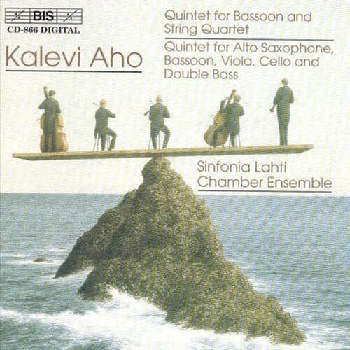 Foto van Aho: quintet for bassoon and string quartet - cd (7318590008669)