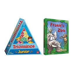 Foto van Spellenbundel - 2 stuks - triominos junior & franks zoo