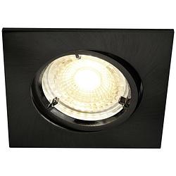 Foto van Nordlux carina led-inbouwlamp voor badkamer led energielabel: f (a - g) gu10 ip20 zwart