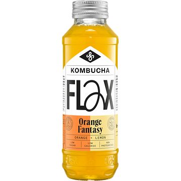 Foto van Kombucha flax orange fantasy 330ml bij jumbo