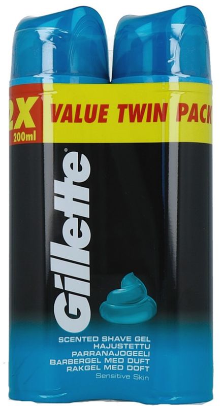 Foto van Gillette sensitive scented shave gel