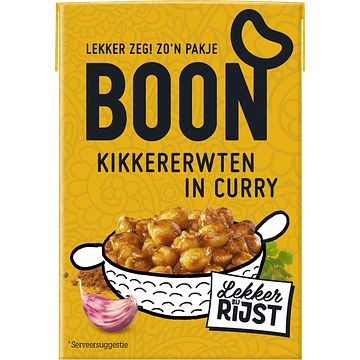 Foto van Boon kikkererwten in curry 190g bij jumbo