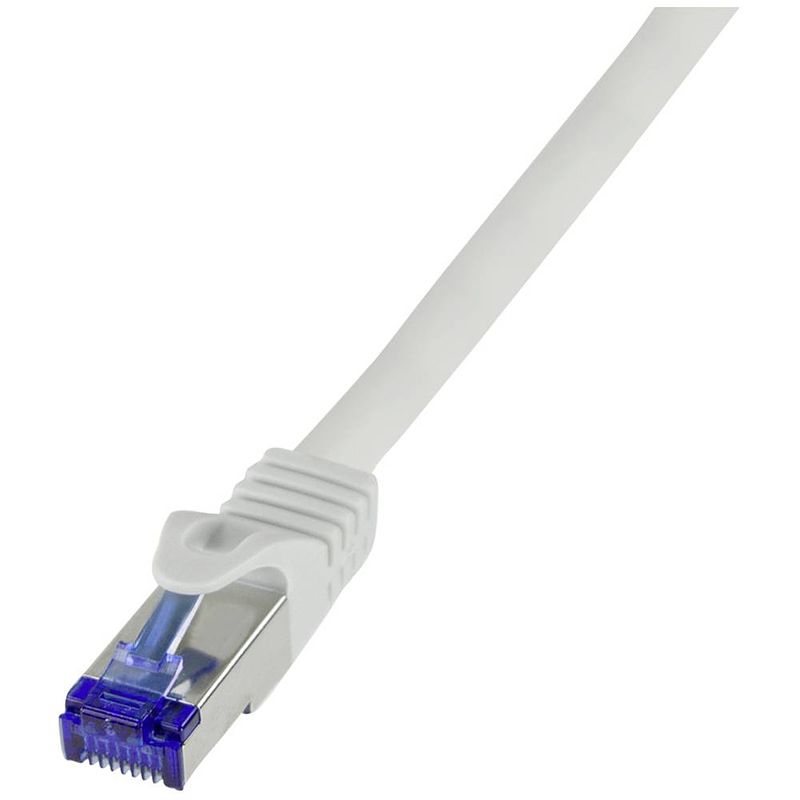 Foto van Logilink c6a052s rj45 cat 6a s/ftp 2 m grijs 1 stuk(s)