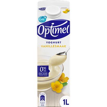 Foto van Optimel magere yoghurt vanille 0% vet 1 x 1l bij jumbo