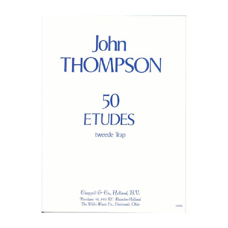 Foto van Emc 50 etudes - tweede trap - thompson pianoboek