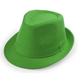 Foto van Groen trilby verkleed hoedje voor volwassenen - verkleedhoofddeksels