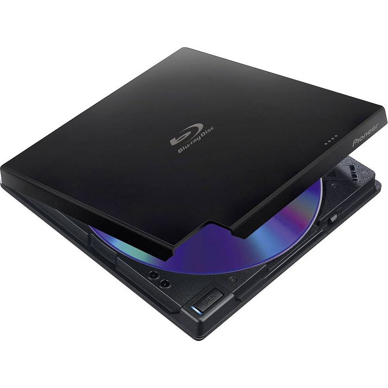 Foto van Pioneer bdr-xd07tb externe blu-ray brander retail usb 3.2 gen 1 (usb 3.0) zwart