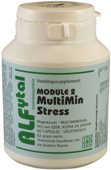 Foto van Alfytal multimin stress vegetarische capsules / magnesiumformule