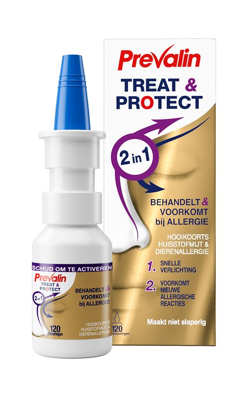 Foto van Prevalin treat & protect neusspray