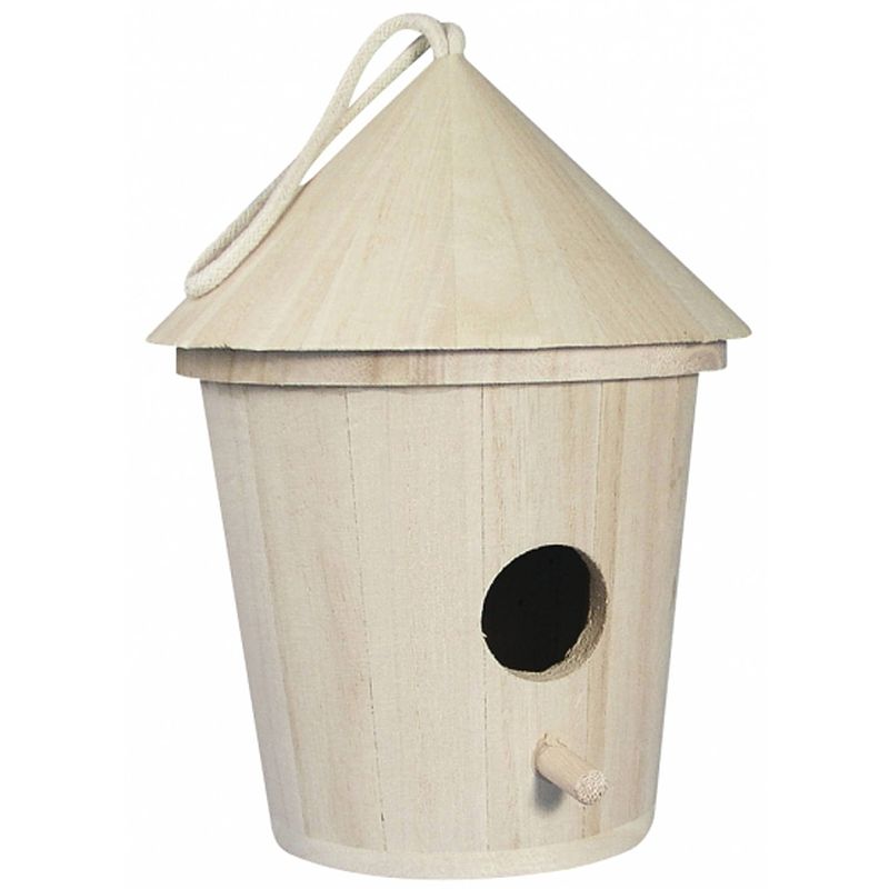 Foto van Houten vogelhuisje 16 cm - vogelhuisjes