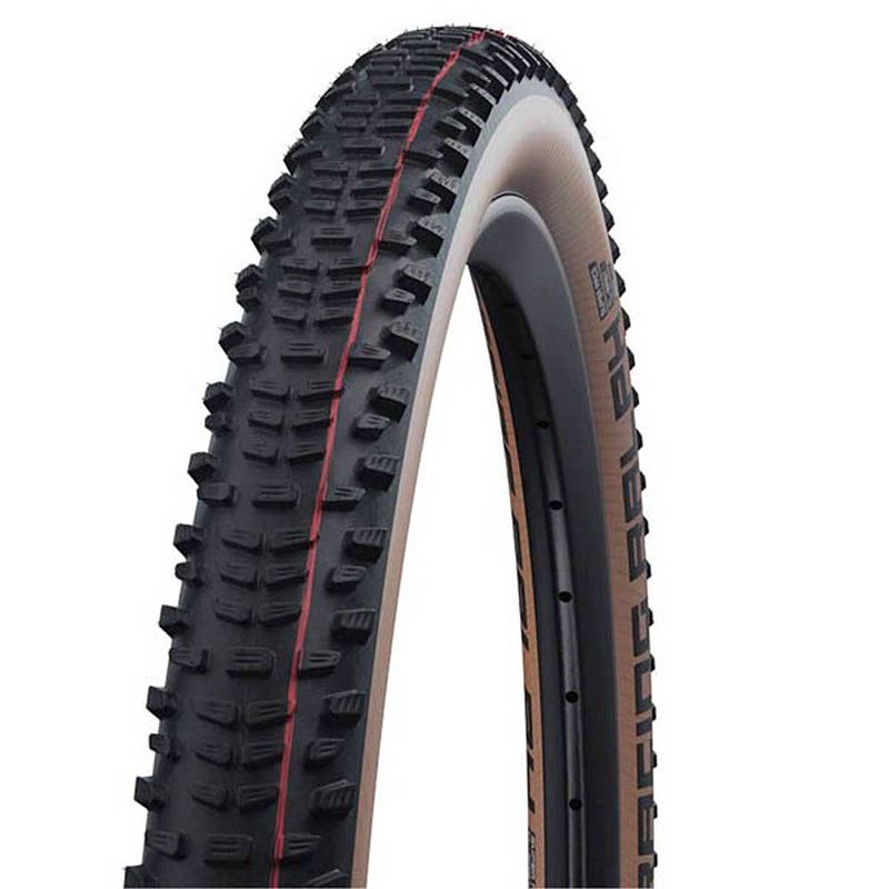 Foto van Schwalbe buitenband racing ralph tle 29 x 2.35 (60-622) zwart/bruin