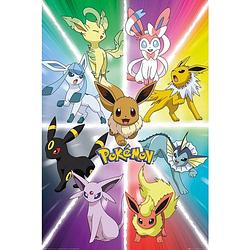 Foto van Gbeye pokemon eevee evolution poster 61x91,5cm