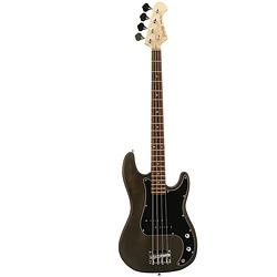 Foto van Fazley outlaw series peacemaker basic black elektrische basgitaar met gigbag