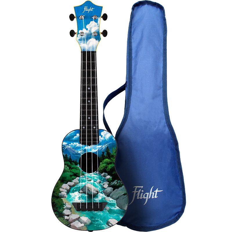 Foto van Flight travel series tus30 slovenia sopraan ukelele met gigbag