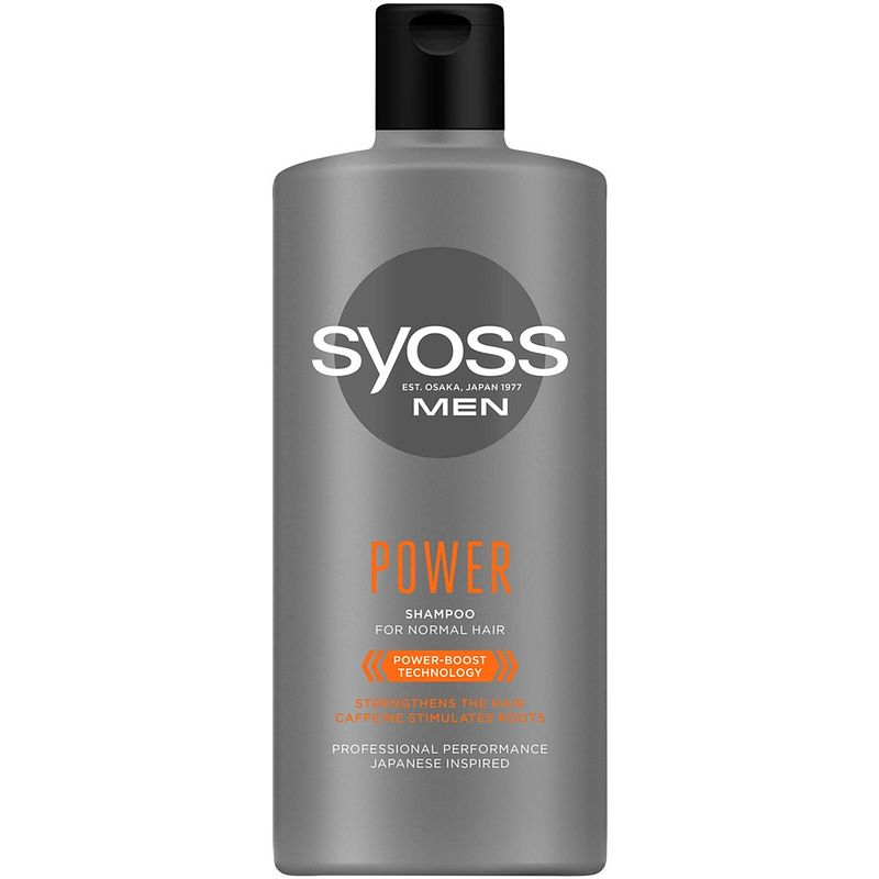 Foto van Mannen power shampoo shampoo voor normaal haar 440ml