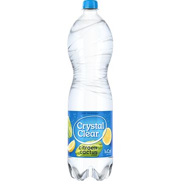 Foto van 2e halve prijs | crystal clear sparkling lemon cactus fles 1,5l aanbieding bij jumbo