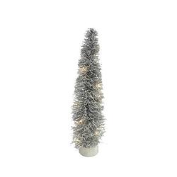 Foto van Countryfield kerstboom met led 48 cm - wit