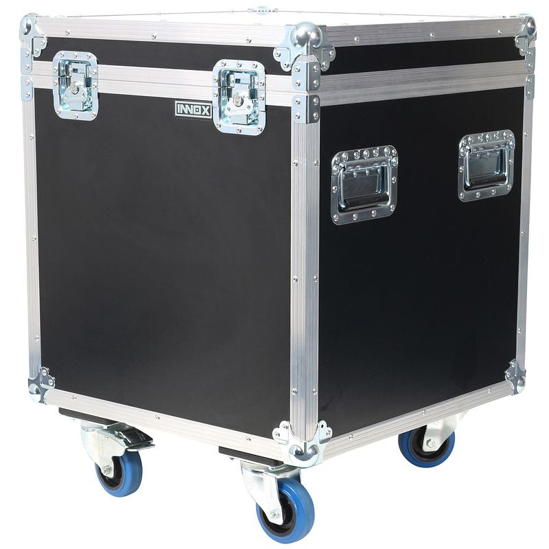 Foto van Innox fcac100 universele flightcase op wielen 570x570x615 mm