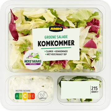 Foto van Jumbo groene salade komkommer 215 g