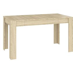 Foto van The living store eettafel sonoma eiken - 140 x 74.5 x 76 cm - stabiel