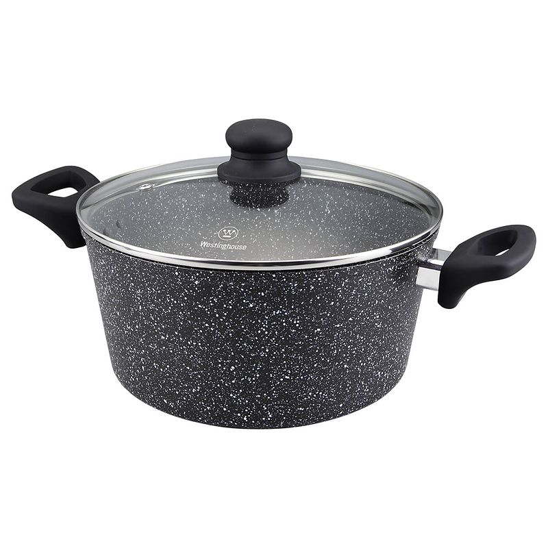 Foto van Westinghouse kookpan 24 cm black marble