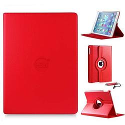 Foto van Ipad pro 9.7 360 graden draaibare tablethoes rood met hoesjesweb stylus - ipad hoes, tablethoes