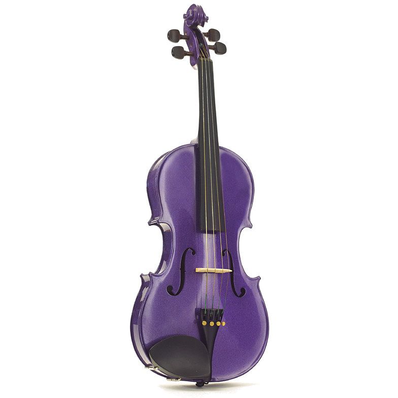 Foto van Stentor sr1441 harlequin 15 inch (3/4) deep purple akoestische altviool inclusief koffer en strijkstok