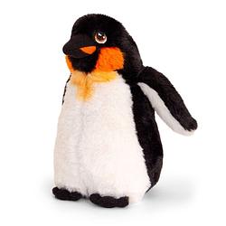 Foto van Keel toys pluche keizers pinguin knuffeldier - wit/zwart - staand - 20 cm - knuffeldier