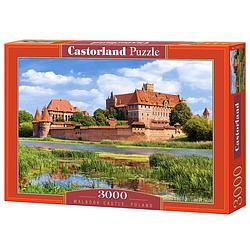 Foto van Malbork castle, poland puzzel 3000 stukjes