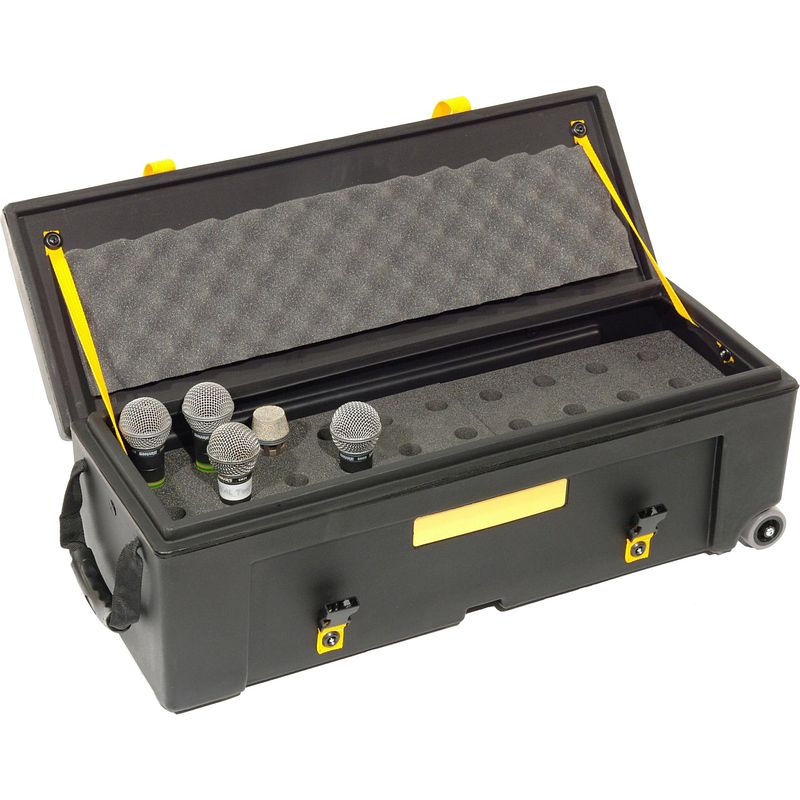 Foto van Hardcase hnmic30 koffer voor 30 microfoons