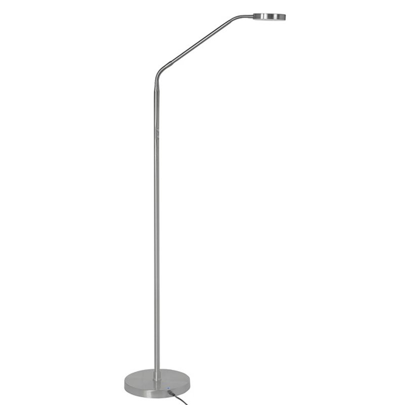 Foto van Infiori -ghlight - comfort portable - vloerlamp - led - 21.5 x 21.5 x 135cm - nikkel