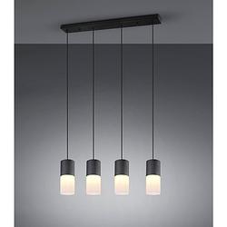 Foto van Industriële hanglamp robin - metaal - zwart