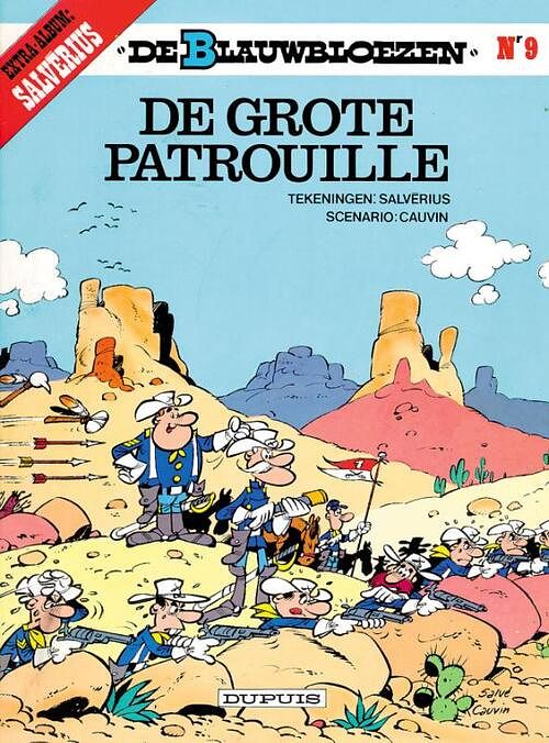 Foto van De blauwbloezen - 9 - de grote patrouille - raoul cauvin - paperback (9789031404520)