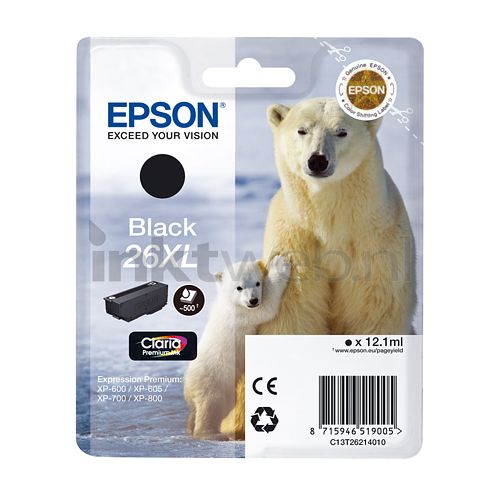 Foto van Epson cartridge beer zwart xl