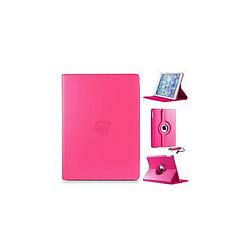Foto van Hard roze 360 graden draaibare hoes ipad 2/3/4 met gekleurde stylus pen - ipad hoes, tablethoes
