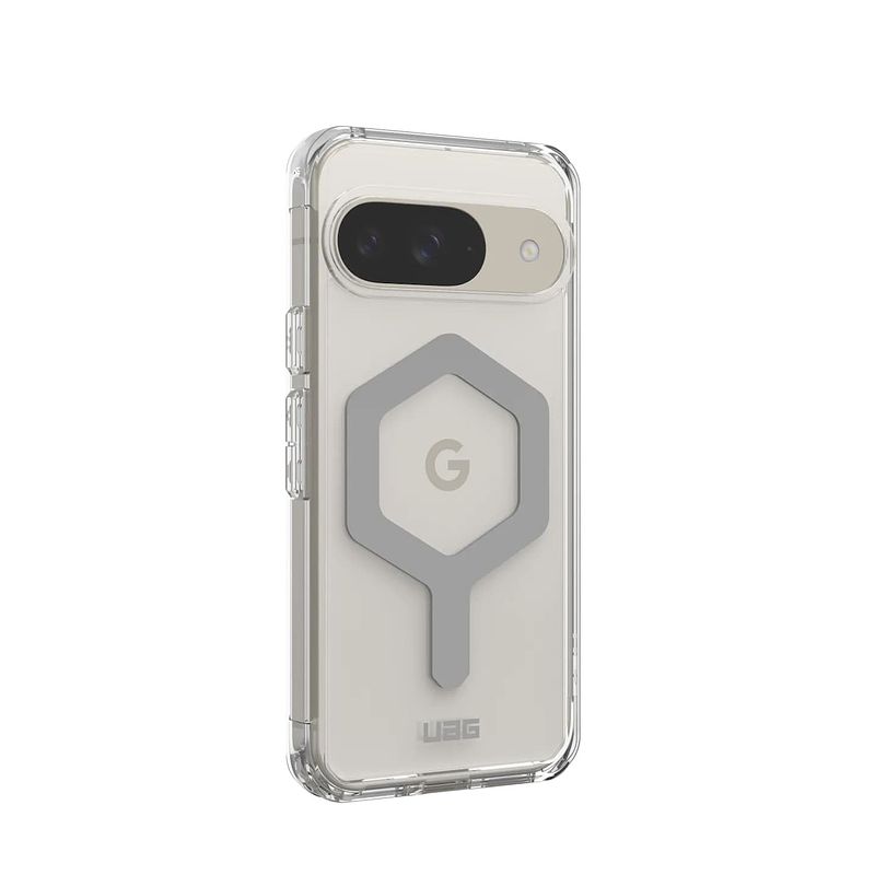 Foto van Uag plyo pro backcover voor google pixel 9 telefoonhoesje zilver