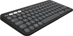 Foto van Logitech pebble keyboard 2 - k380s graphite qwerty