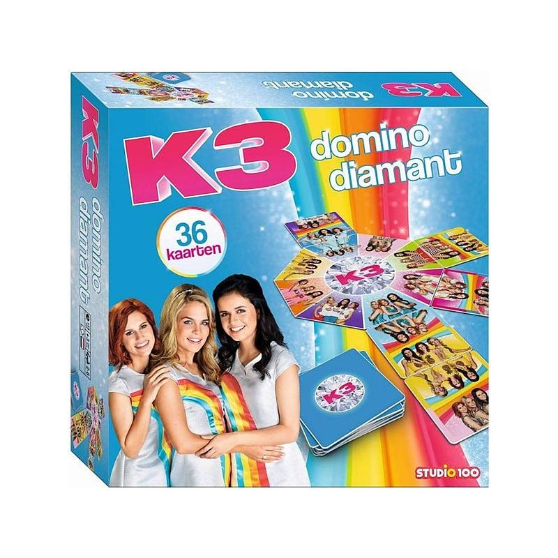 Foto van Studio 100 dominospel k3 diamant