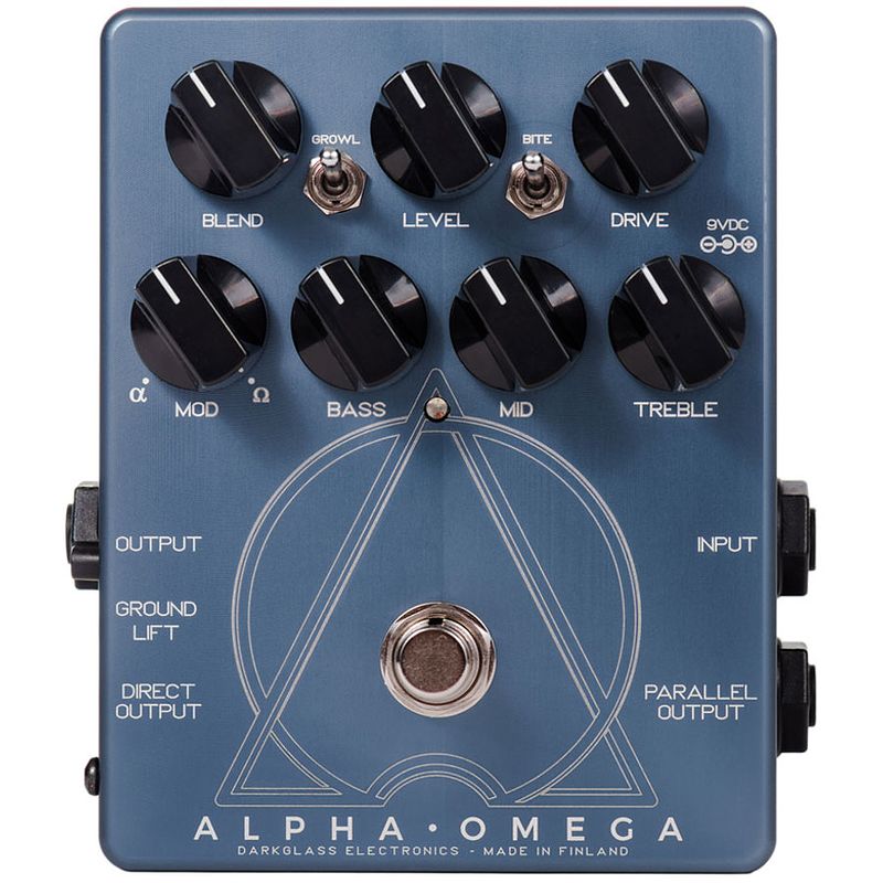 Foto van Darkglass alpha omega distortion effectpedaal