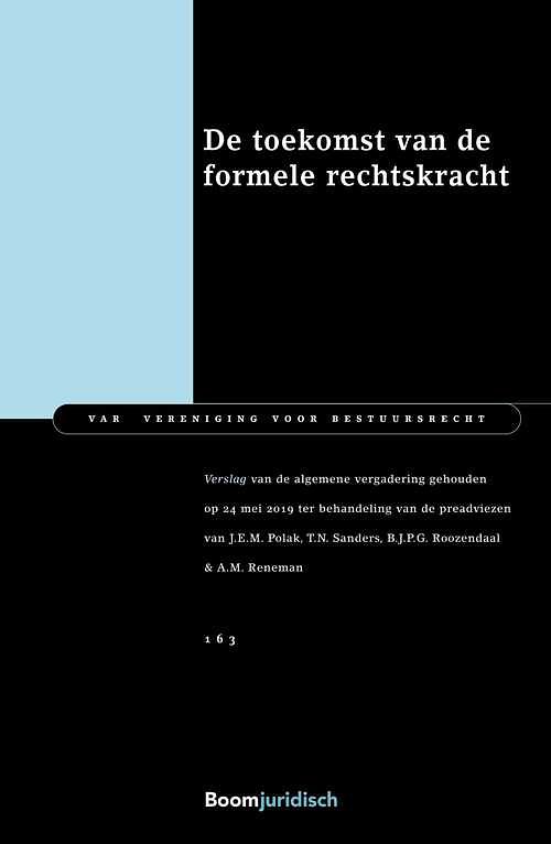 Foto van De toekomst van de formele rechtskracht - a.m. reneman - ebook (9789054544746)