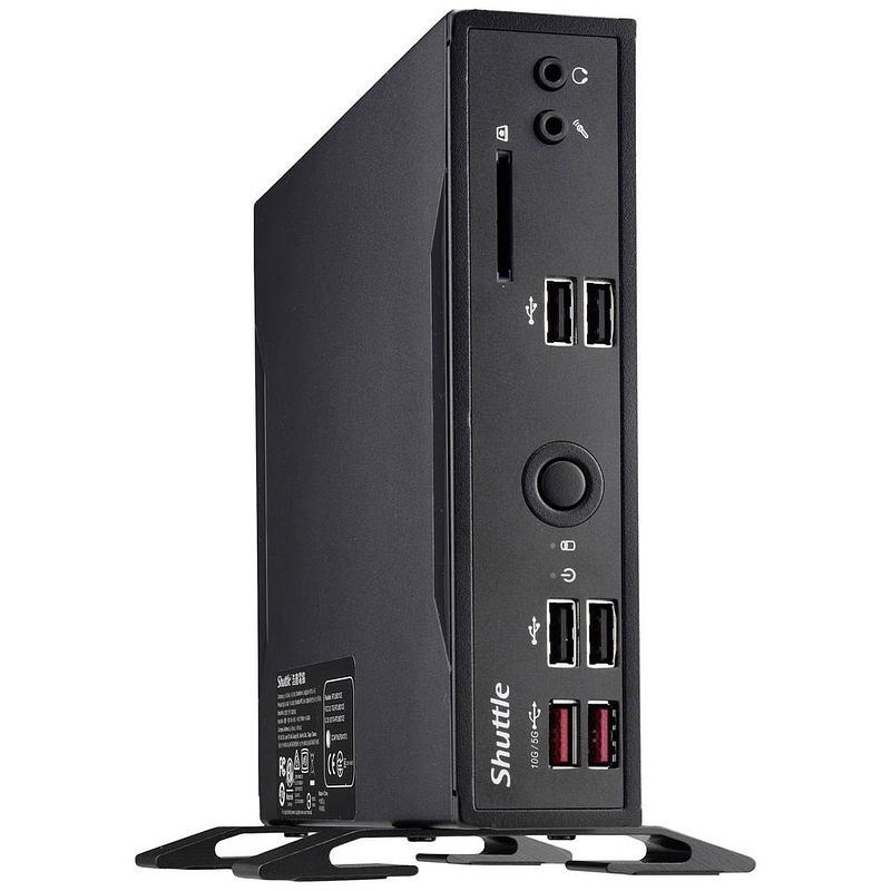 Foto van Shuttle ds20u3 mini-pc (htpc) intel i3-10110u (2 x 2.1 ghz / max. 4.1 ghz) 8 gb ram 240 gb ssd ohne betriebssystem