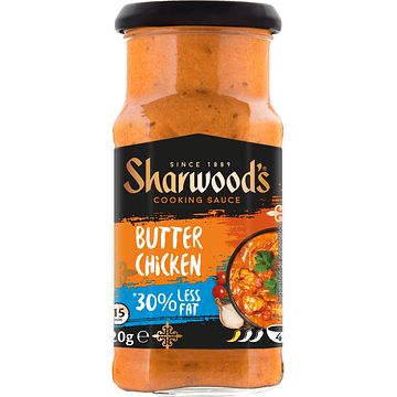 Foto van Sharwood's cooking sauce butter chicken 420g bij jumbo