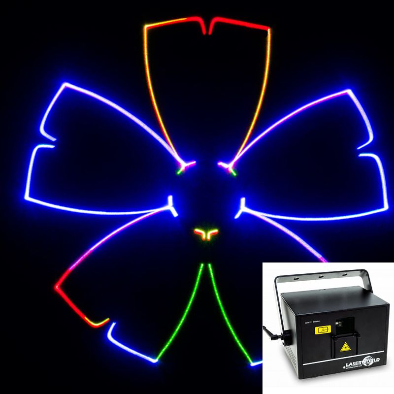 Foto van Laserworld cs-4000rgb fx rgb laser