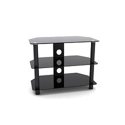 Foto van Tv kast meubel - tv dressoir - audio meubel - 65 cm breed - zwart