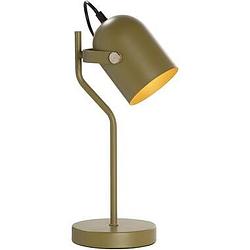 Foto van Bureaulamp senn - groen metaal - 39xø17,5 cm - leen bakker